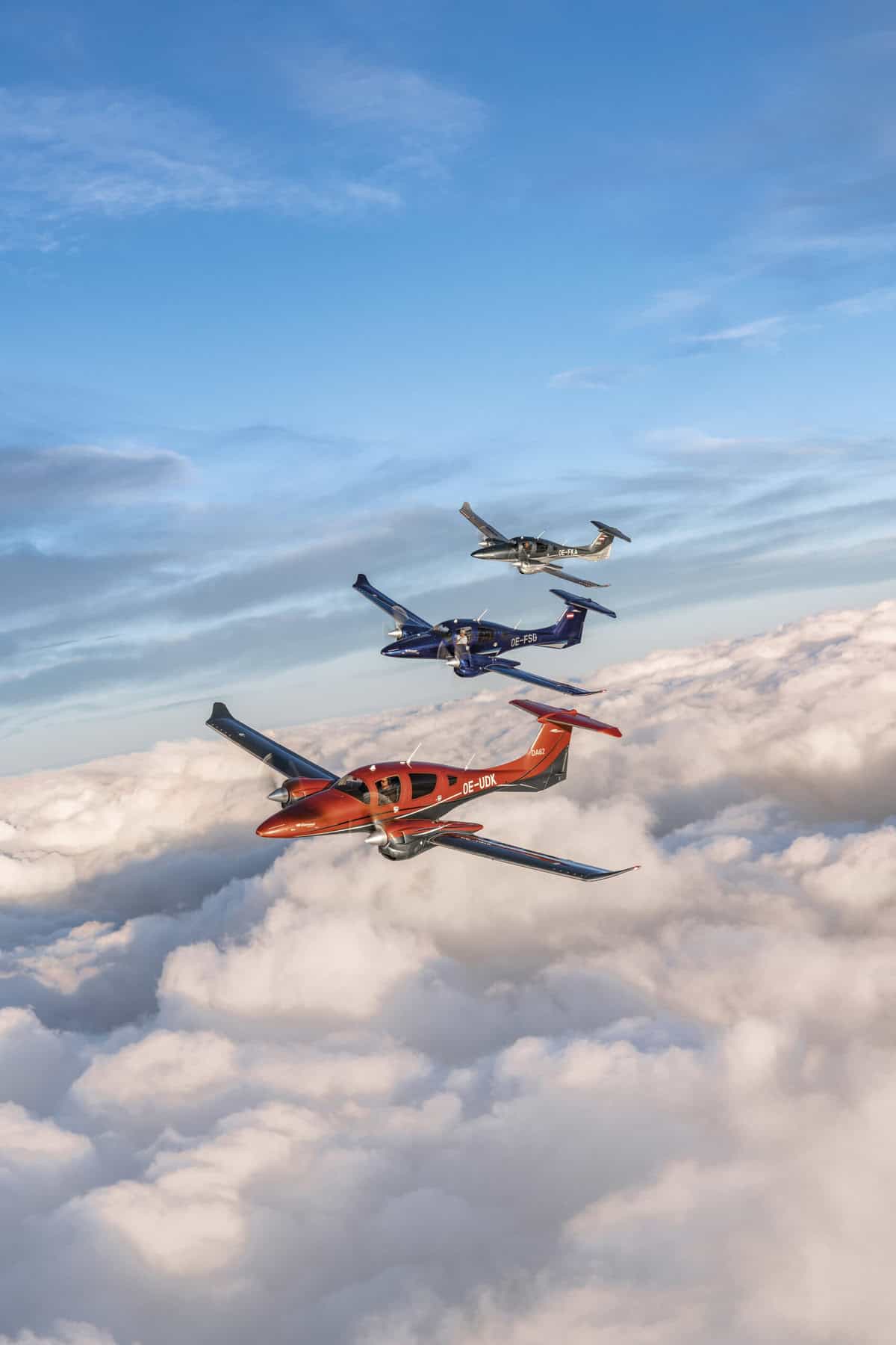 Diamond Aircraft formation