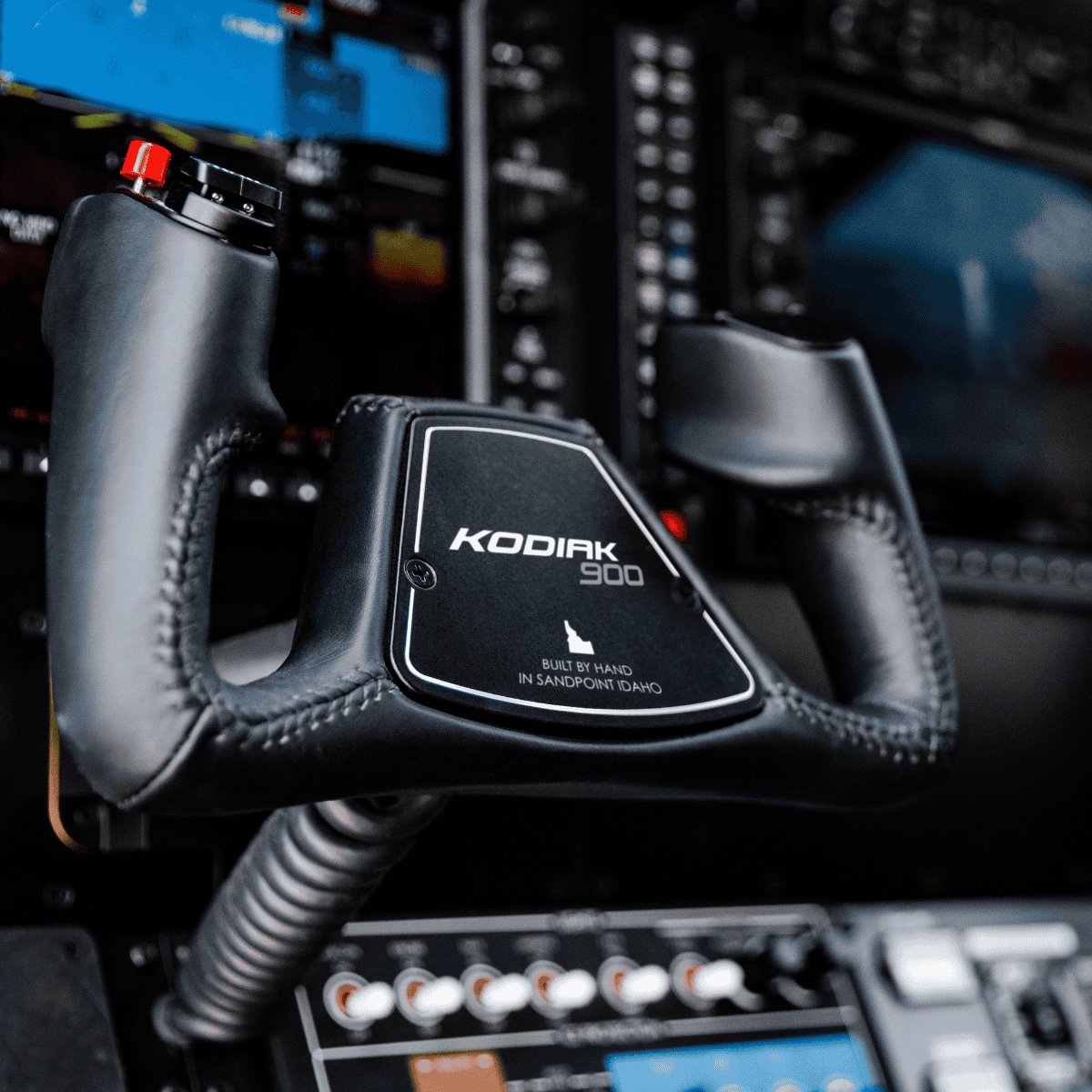 Kodiak 900 aircraft yoke in cockpit